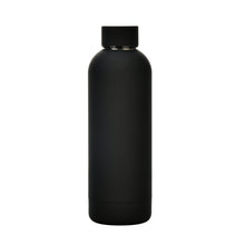 Load image into Gallery viewer, Stainless Steel Outdoor Matte Water Bottle Portable Sports Water Cup Rubber Paint Insulation Cup, Moss Green, Light Pink, Smoky Pink, Cinnabar Orange, Green White, Khaki, Ink Black, Lake Blue, Gray Green, Lilac Purple, Indigo, Gray