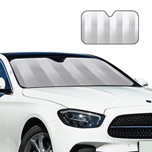 Load image into Gallery viewer, Aluminum Foil Five-Layer Thickening Car Sunscreen Heat Insulation Sun Visor, 145x70cm Blue, 145x70cm Gold, 145x70cm Silver