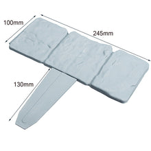 Load image into Gallery viewer, 5pcs Imitation Stone Fence Garden Outdoor Gardening Lawn Plastic Isolation PP Fence Simple Splicable Fence