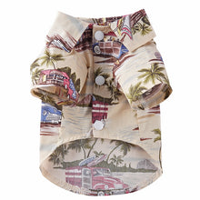 Load image into Gallery viewer, Pet Beach Shirt Dog Print Spring And Summer Clothes, S, M, L, XL