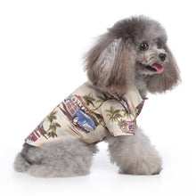 Load image into Gallery viewer, Pet Beach Shirt Dog Print Spring And Summer Clothes, S, M, L, XL
