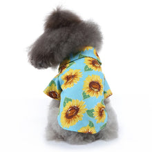 Load image into Gallery viewer, Pet Beach Shirt Dog Print Spring And Summer Clothes, S, M, L, XL