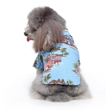 Load image into Gallery viewer, Pet Beach Shirt Dog Print Spring And Summer Clothes, S, M, L, XL
