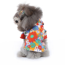 Load image into Gallery viewer, Pet Beach Shirt Dog Print Spring And Summer Clothes, S, M, L, XL