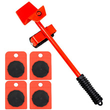 Load image into Gallery viewer, CY-0102 5 in 1 Household Moving Bed Heavy Object Moving Pulley Furniture Shifter Multifunctional Carrier, Red (150KG), Yellow (300KG), Silver (500KG), Red Black Pry Bar (150KG), Tank (100KG), Cartoon (100KG)