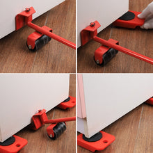 Load image into Gallery viewer, CY-0102 5 in 1 Household Moving Bed Heavy Object Moving Pulley Furniture Shifter Multifunctional Carrier, Red (150KG), Yellow (300KG), Silver (500KG), Red Black Pry Bar (150KG), Tank (100KG), Cartoon (100KG)