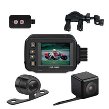 Load image into Gallery viewer, MT30 720P Waterproof Motorcycle Driving Recorder Locomotive Front And Rear Double Lens Recorder, MT30