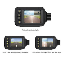 Load image into Gallery viewer, MT30 720P Waterproof Motorcycle Driving Recorder Locomotive Front And Rear Double Lens Recorder, MT30