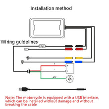 Load image into Gallery viewer, MT35B 1080P Waterproof HD Motorcycle Driving Recorder Mobile Phone Interconnection Locomotive Recorder, MT35B