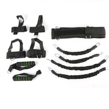 Load image into Gallery viewer, Bounce Trainer Fitness Resistance Band Boxing Suit Latex Tube Tension Rope Leg Waist Trainer