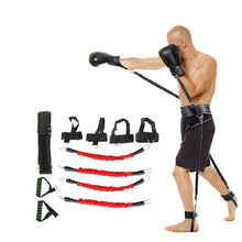 Load image into Gallery viewer, Bounce Trainer Fitness Resistance Band Boxing Suit Latex Tube Tension Rope Leg Waist Trainer