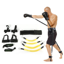 Load image into Gallery viewer, Bounce Trainer Fitness Resistance Band Boxing Suit Latex Tube Tension Rope Leg Waist Trainer