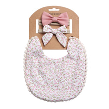 Load image into Gallery viewer, Baby Linen Cotton Printed Double-sided Saliva Towel Headband Set, DP021-1, DP021-2, DP021-3, DP021-4, DP021-5, DP021-6, DP021-7, DP021-13, DP021-9, DP021-10, DP021-11, DP021-12
