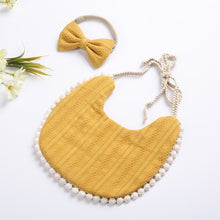Load image into Gallery viewer, Baby Linen Cotton Printed Double-sided Saliva Towel Headband Set, DP021-1, DP021-2, DP021-3, DP021-4, DP021-5, DP021-6, DP021-7, DP021-13, DP021-9, DP021-10, DP021-11, DP021-12