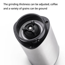 Load image into Gallery viewer, Household Stainless Steel Hand-Cranked Coffee Machine Grinder, Transparent Model, Stainless Steel Model