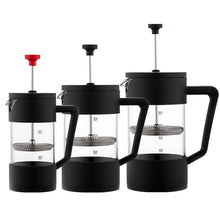 Load image into Gallery viewer, Household Hand Brewed Coffee French Filter Press Pot Glass Tea Maker, 350ml, 600ml, 1000ml