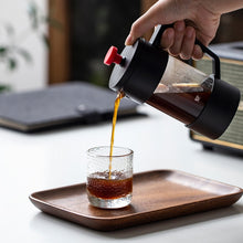 Load image into Gallery viewer, Household Hand Brewed Coffee French Filter Press Pot Glass Tea Maker, 350ml, 600ml, 1000ml