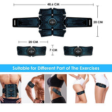 Load image into Gallery viewer, 1082 EMS Muscle Training Abdominal Muscle Stimulator Home Fitness Belt