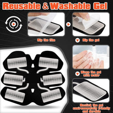 Load image into Gallery viewer, EMS Portable Abdomen Device Electric Abdominal Muscle Stickers with LCD Screen Display
