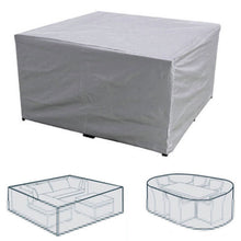 Load image into Gallery viewer, Outdoor Garden Tables And Chairs Dustproof And Waterproof Cover, 242x162x100cm, 308x138x89cm, 213x132x74cm, 180x120x74cm, 126x126x74cm, 123x61x72cm, 115x115x70cm, 315 x160x74cm, 230x165x80cm, 210x140x80cm, 210x110x70cm, 205x104x71bm, 170x94x70cm       ...