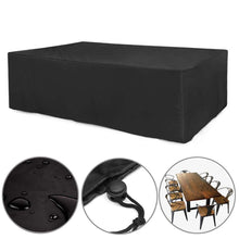 Load image into Gallery viewer, Outdoor Oxford Cloth Furniture Cover Garden Dustproof Waterproof And UV-Proof Table And Chair Protective Cover, 242x162x100cm, 308x138x89cm, 213x132x74cm, 180x120x74cm, 126x126x74cm, 123x61x72cm, 115x115x74cm, 315x160x74cm, 230x165x80cm, 210x140x80cm  ...