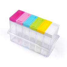 Load image into Gallery viewer, 6 PCS/Set Transparent Spice Seasoning Box Storage Bottle, Seasoning Box Storage Bottle（6 PCS）