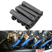 Load image into Gallery viewer, 8 PCS / Set High-Temperature Car Spark Plug Protective Cover Spark Plug Heat Shield, Black, Red, Blue