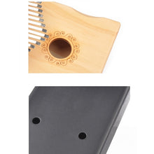 Load image into Gallery viewer, 17-Tone Thumb Piano Kalimba Beginners Introduction Finger Piano, Brown, Brown Kit, Yellow, Yellow Kit, Wooden, Wooden Kit, Black, Black Kit