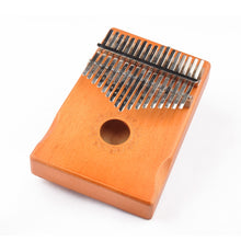 Load image into Gallery viewer, 17-Tone Thumb Piano Kalimba Beginners Introduction Finger Piano, Brown, Brown Kit, Yellow, Yellow Kit, Wooden, Wooden Kit, Black, Black Kit