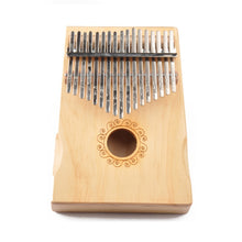 Load image into Gallery viewer, 17-Tone Thumb Piano Kalimba Beginners Introduction Finger Piano, Brown, Brown Kit, Yellow, Yellow Kit, Wooden, Wooden Kit, Black, Black Kit