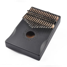 Load image into Gallery viewer, 17-Tone Thumb Piano Kalimba Beginners Introduction Finger Piano, Brown, Brown Kit, Yellow, Yellow Kit, Wooden, Wooden Kit, Black, Black Kit