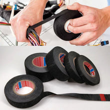 Load image into Gallery viewer, Automotive Wiring Harness Flannel Tape High Temperature Resistant And Waterproof Wire And Cable Insulation Tape, Size: 9mm x 15m, 9mm x 15m, 15mm x 15m, 19mm x 15m, 25mm x 15m, 32mm x 15m, 9mm x 25m, 15mm x 25m, 19mm x 25m, 25mm x 25m