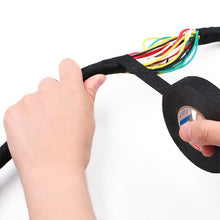 Load image into Gallery viewer, Automotive Wiring Harness Flannel Tape High Temperature Resistant And Waterproof Wire And Cable Insulation Tape, Size: 9mm x 15m, 9mm x 15m, 15mm x 15m, 19mm x 15m, 25mm x 15m, 32mm x 15m, 9mm x 25m, 15mm x 25m, 19mm x 25m, 25mm x 25m