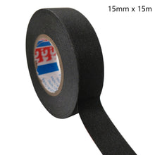 Load image into Gallery viewer, Automotive Wiring Harness Flannel Tape High Temperature Resistant And Waterproof Wire And Cable Insulation Tape, Size: 9mm x 15m, 9mm x 15m, 15mm x 15m, 19mm x 15m, 25mm x 15m, 32mm x 15m, 9mm x 25m, 15mm x 25m, 19mm x 25m, 25mm x 25m