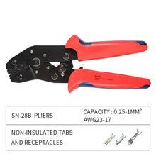 Load image into Gallery viewer, Multi-Function Mini Terminal Connect Crimped Pliers Terminal Connect Crimping Pliers, SN-28B