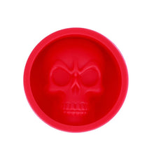 Load image into Gallery viewer, Kitchen Ice Box Food Grade Silicone Skull Ice Lattice Creative Whiskey Ice Ball Ice Mould, Cat Paw Shape(Red), Skull Shape(Blue), Skull ShapeGreen), Skull Shape(Orange)
