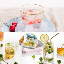 Load image into Gallery viewer, Creative 24 Grid Silicone Ice Tray Home Large Ice Cube Mold Ice Box with Lid, Light Pink, Sky Blue, Mint Green