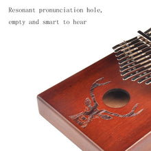 Load image into Gallery viewer, 17-Tone Beginner Finger Piano Deer Head Kalimba Thumb Piano