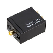 Load image into Gallery viewer, KYHD48 Digital Coaxial Optical Fiber Signal To 3.5mm Analog Audio Output Converter, US Plug, Spdif to 2RCA+3.5mm