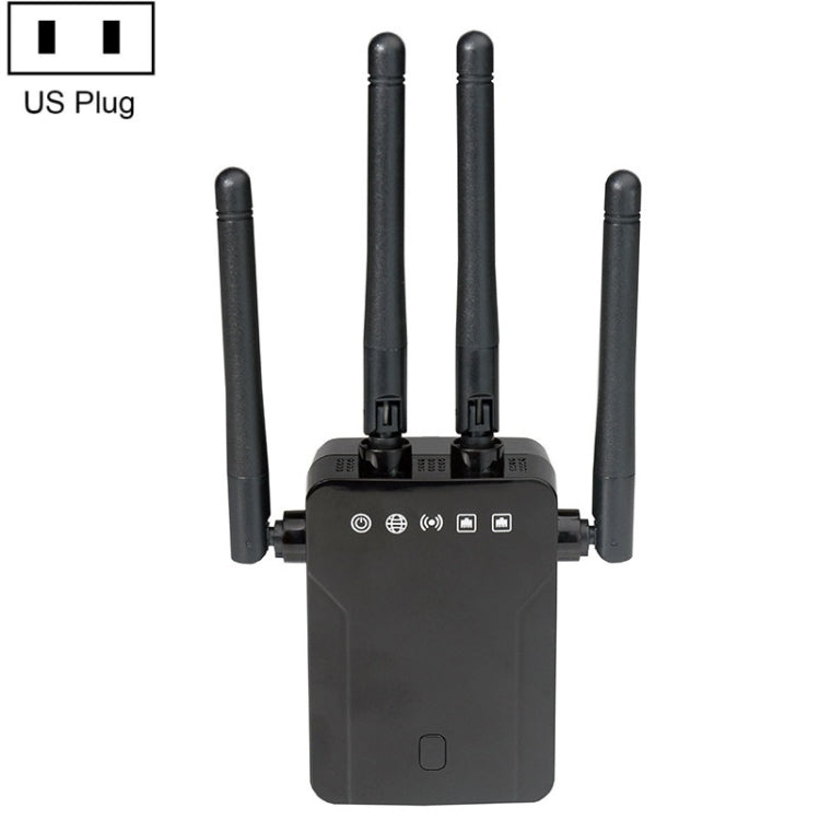M-95B 300M Repeater WiFi Booster Wireless Signal Expansion Amplifier, Black - US Plug, Black - EU Plug, Black - UK Plug, White - US Plug, White - EU Plug, White - UK Plug