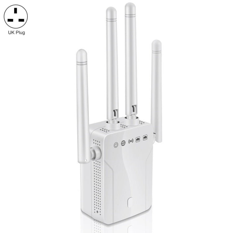 M-95B 300M Repeater WiFi Booster Wireless Signal Expansion Amplifier, Black - US Plug, Black - EU Plug, Black - UK Plug, White - US Plug, White - EU Plug, White - UK Plug