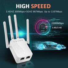 Load image into Gallery viewer, M-95B 300M Repeater WiFi Booster Wireless Signal Expansion Amplifier, Black - US Plug, Black - EU Plug, Black - UK Plug, White - US Plug, White - EU Plug, White - UK Plug