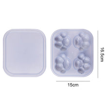 Load image into Gallery viewer, Household Cat Paw Shape Creative Silicone Ice Box Ice Cube Mold Ice Hockey DIY Food Supplement Box with Lid, Cat Paw Shape(Lilac Purple), Cat Paw Shape(Shrimp Red), Cat Paw Shape(Vegetation Green), Cat Paw Shape(Blue Green), Cat Paw Shape(Pink Purple)