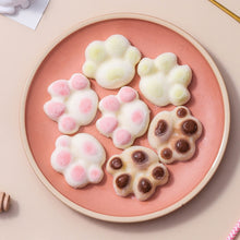 Load image into Gallery viewer, Household Cat Paw Shape Creative Silicone Ice Box Ice Cube Mold Ice Hockey DIY Food Supplement Box with Lid, Cat Paw Shape(Lilac Purple), Cat Paw Shape(Shrimp Red), Cat Paw Shape(Vegetation Green), Cat Paw Shape(Blue Green), Cat Paw Shape(Pink Purple)