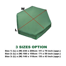 Load image into Gallery viewer, 210D Oxford Cloth Hexagonal Bunker Cover UV-Proof Dust-Proof And Waterproof Toy Cover, 230x200cm, 180x150cm, 140x110cm