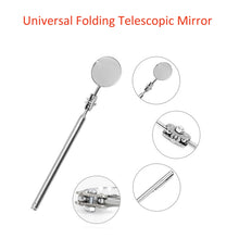 Load image into Gallery viewer, Car Repair Detection Mirror Universal Folding Telescopic Mirror Welding Chassis Inspection Mirror, Silver 50mm, Silver 30mm, Black Handle 50mm, Red Handle 50mm, Purple Handle 50mm, Pink Handle 50mm