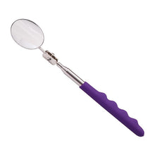 Load image into Gallery viewer, Car Repair Detection Mirror Universal Folding Telescopic Mirror Welding Chassis Inspection Mirror, Silver 50mm, Silver 30mm, Black Handle 50mm, Red Handle 50mm, Purple Handle 50mm, Pink Handle 50mm
