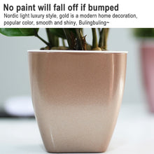 Load image into Gallery viewer, Imitation Metal Colorful Water Storage Plastic Flowerpot, G103 Extra Small, G105 Small Pot, G109 Medium Pot