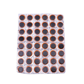48pcs /Sheet Car Vacuum Tire Film Bicycle Motorcycle Tire Repair Film, Style:, Round, Square