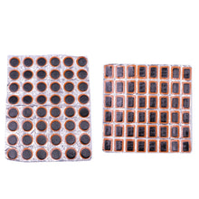 Load image into Gallery viewer, 48pcs /Sheet Car Vacuum Tire Film Bicycle Motorcycle Tire Repair Film, Style:, Round, Square